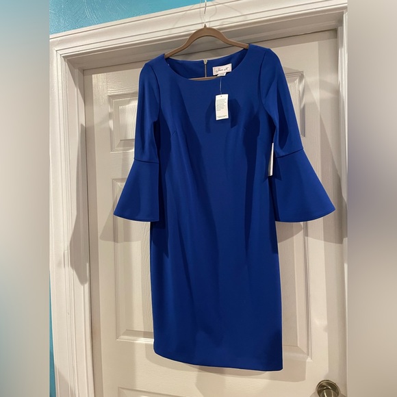 Jessica Howard Bell Sleeve Evening Dress - Picture 2 of 7